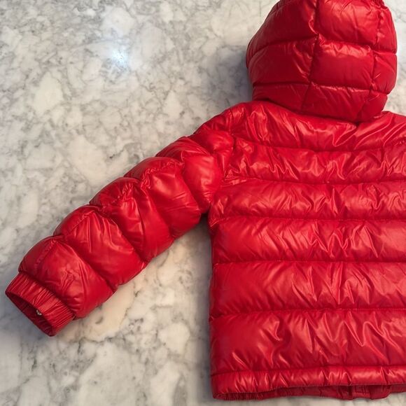 MONCLER RED DOWN JACKET 6Y - Picture 3 of 16